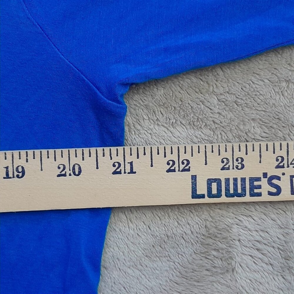 Little Sleepies Bamboo Top Womens Large Pajama Lounge Blue Soft Comfy Sleep - Picture 3 of 4